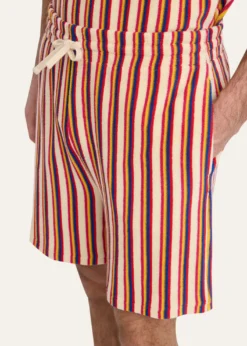 Valentino GaravaniMen's Striped Toweling Shorts