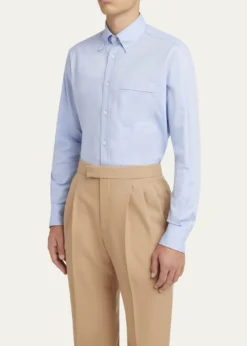 Valentino GaravaniMen's VLogo Oxford Sport Shirt