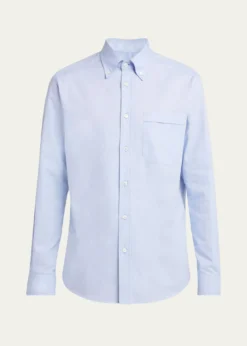 Valentino GaravaniMen's VLogo Oxford Sport Shirt
