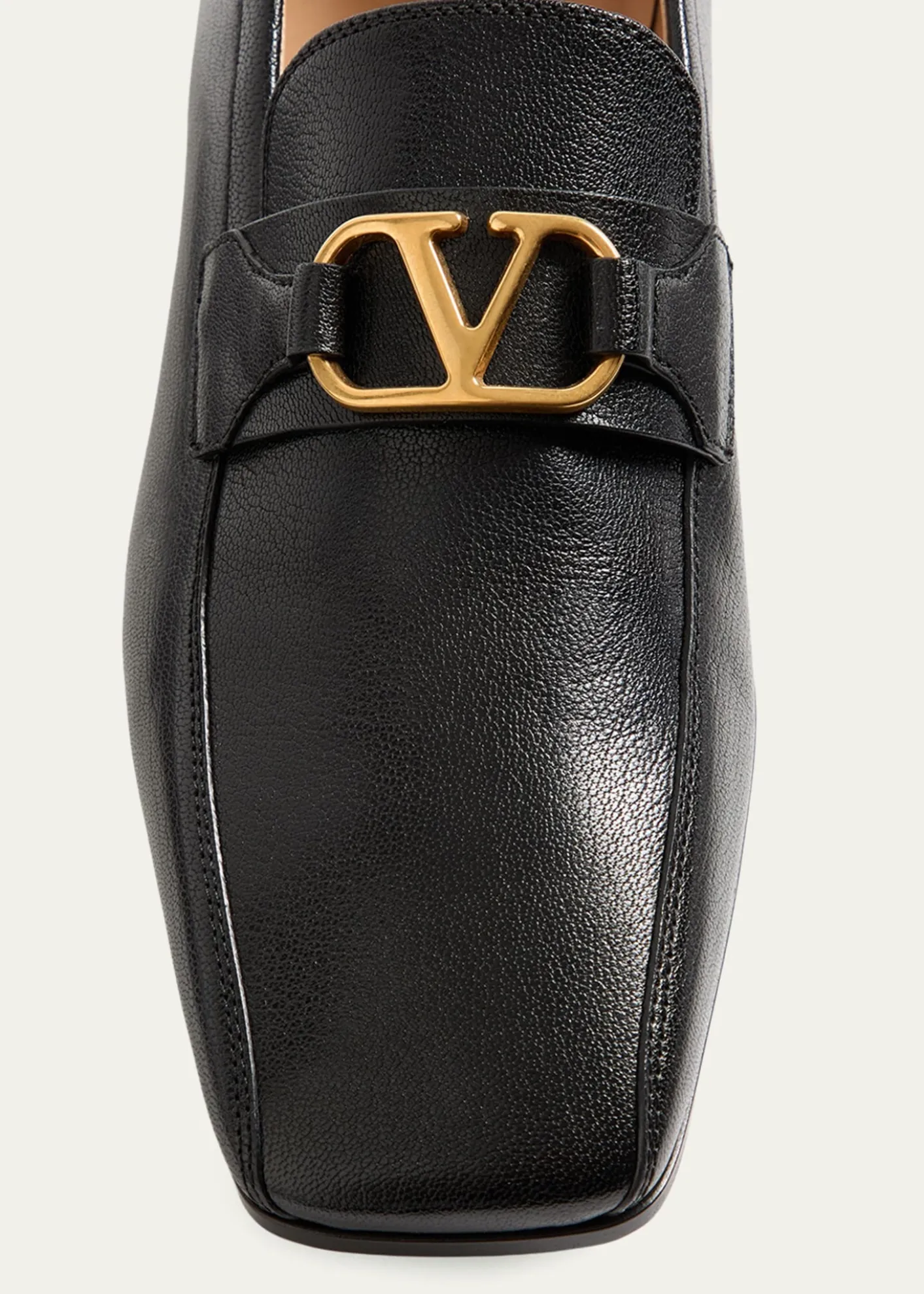 Valentino GaravaniMen's Vlogo Signature Leather Loafers
