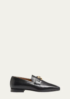 Valentino GaravaniMen's Vlogo Signature Leather Loafers