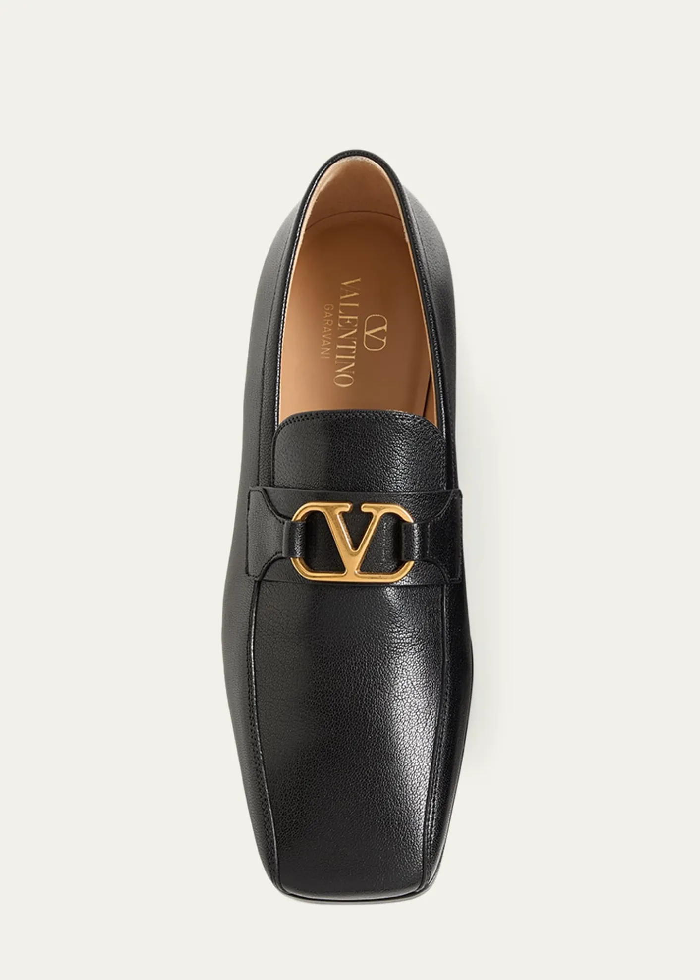 Valentino GaravaniMen's Vlogo Signature Leather Loafers