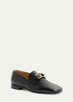 Valentino GaravaniMen's Vlogo Signature Leather Loafers