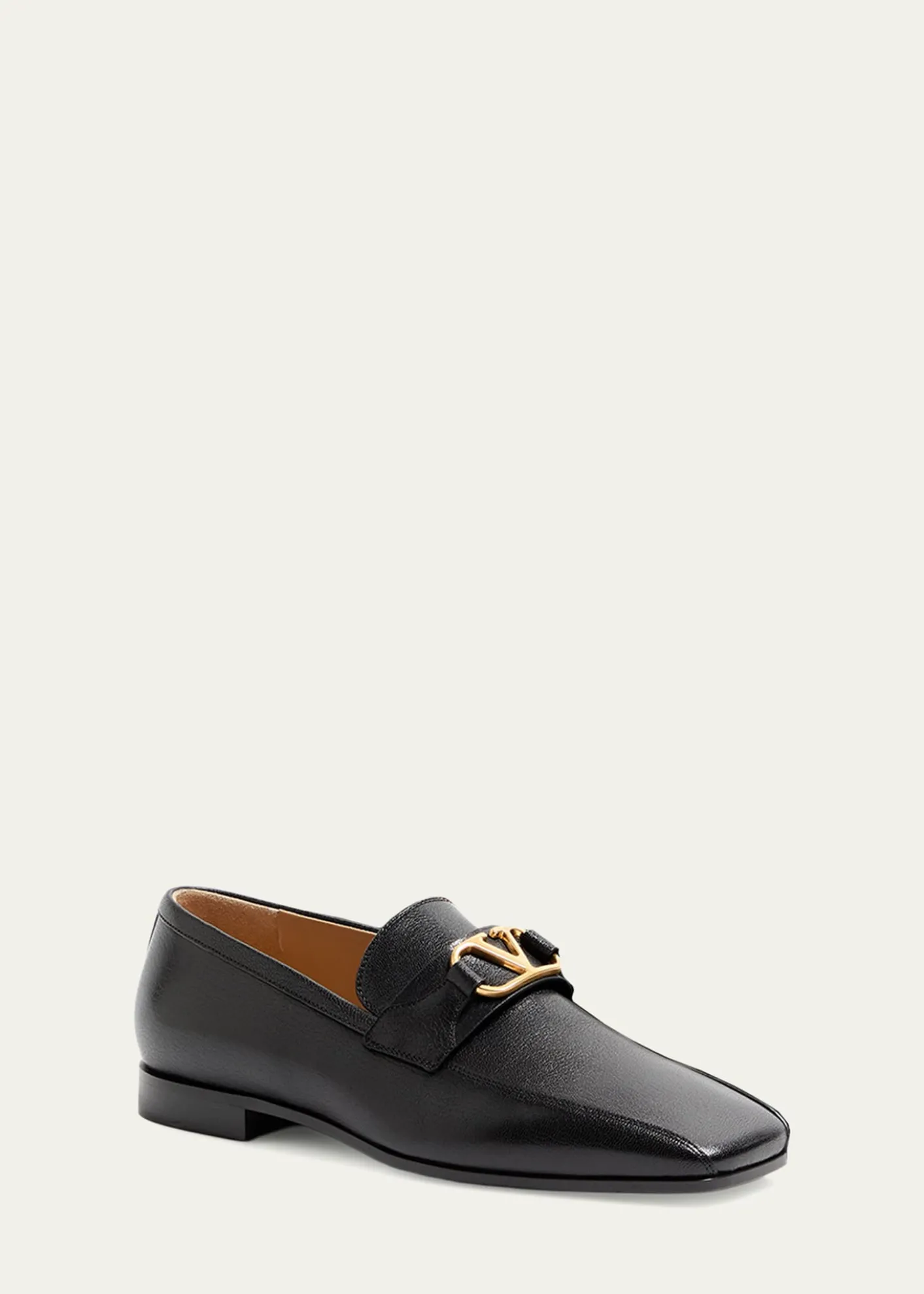 Valentino GaravaniMen's Vlogo Signature Leather Loafers