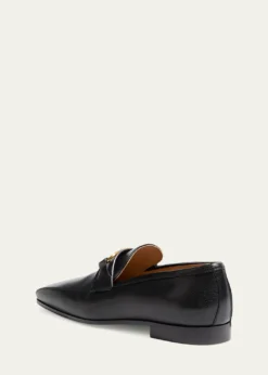 Valentino GaravaniMen's Vlogo Signature Leather Loafers