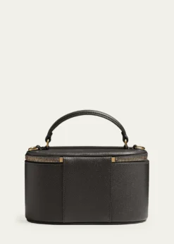 Valentino GaravaniMini Grain Leather Vanity Bag