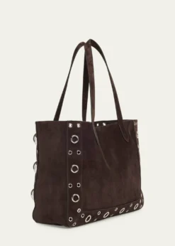 Valentino GaravaniNellcote Studded Suede Tote Bag