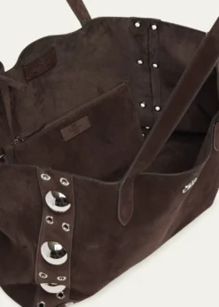 Valentino GaravaniNellcote Studded Suede Tote Bag