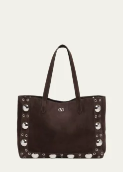Valentino GaravaniNellcote Studded Suede Tote Bag