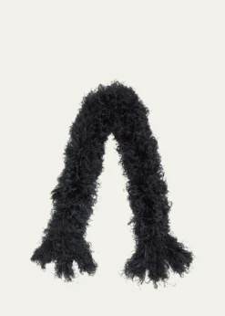 Valentino GaravaniOstrich & Turkey Feather Scarf
