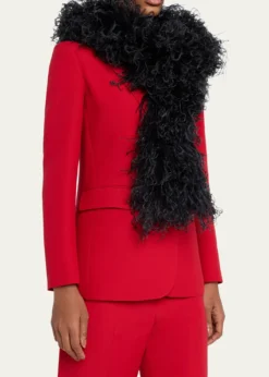 Valentino GaravaniOstrich & Turkey Feather Scarf