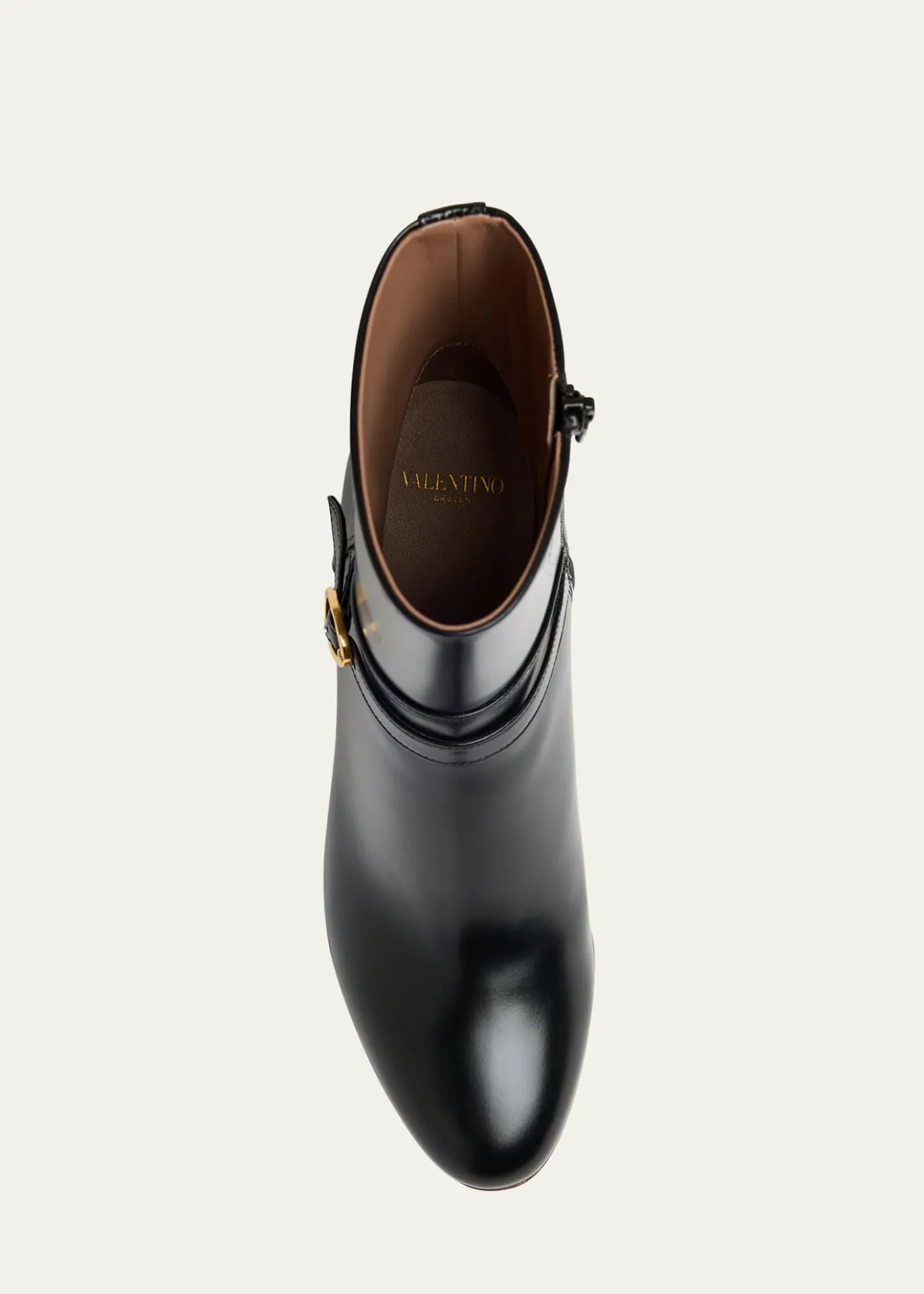 Valentino GaravaniPattie Leather Buckle Ankle Boots