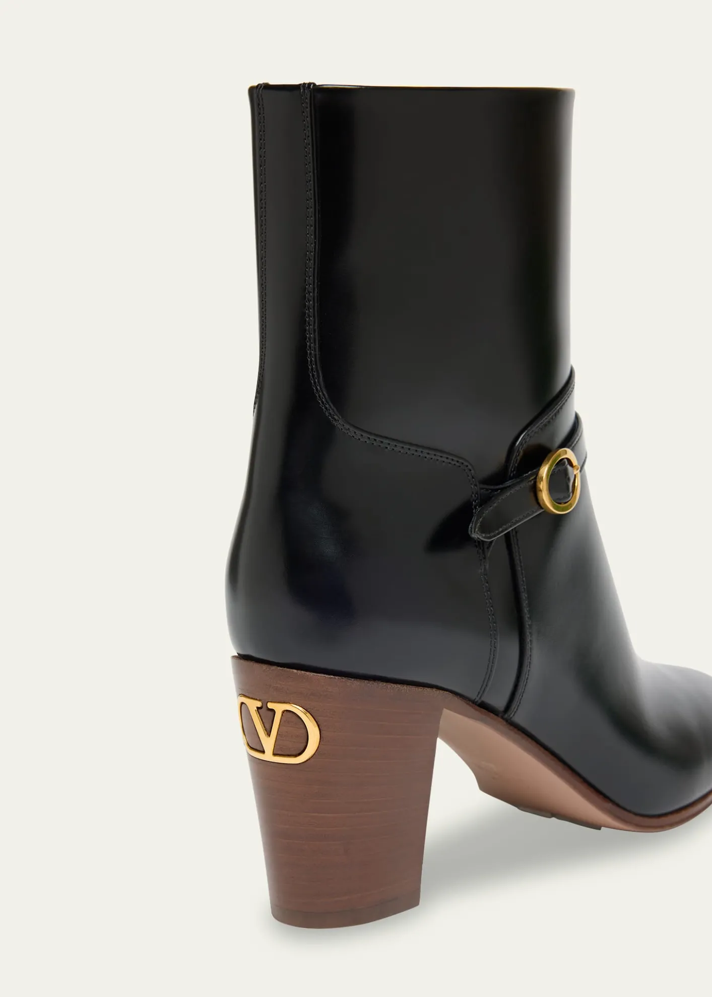 Valentino GaravaniPattie Leather Buckle Ankle Boots