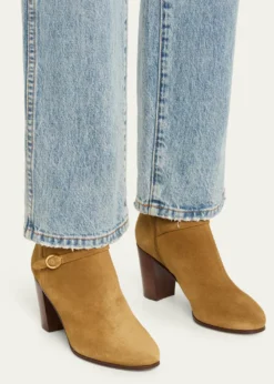 Valentino GaravaniPattie Suede Buckle Ankle Boots