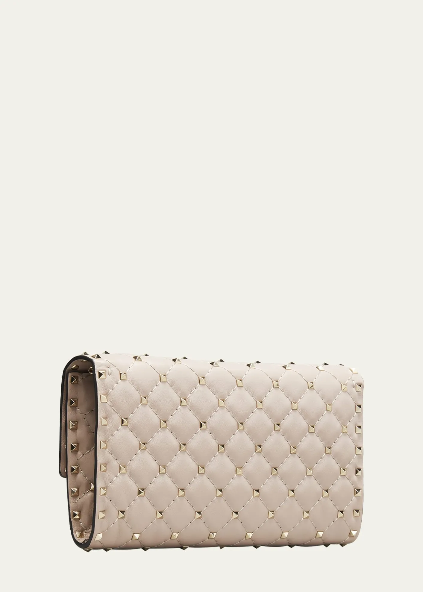Valentino GaravaniQuilted Rockstud Spike Chain Shoulder Bag