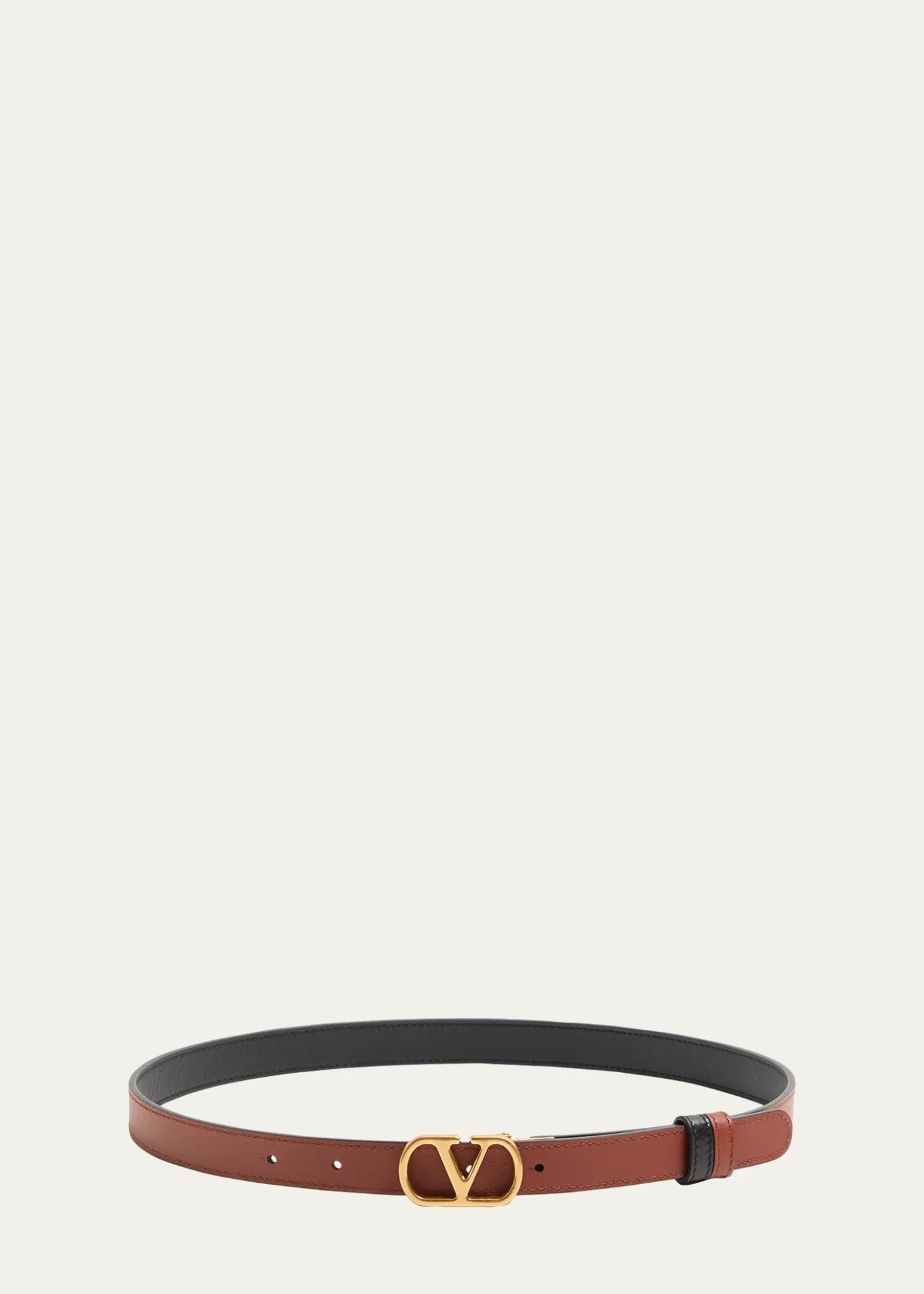 Valentino GaravaniReversible VLogo Signature Leather Belt