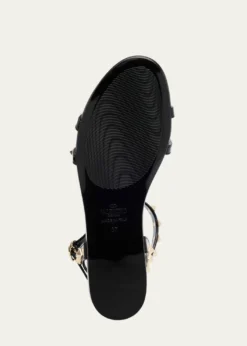 Valentino GaravaniRockstud Jelly Flat Gladiator Sandals