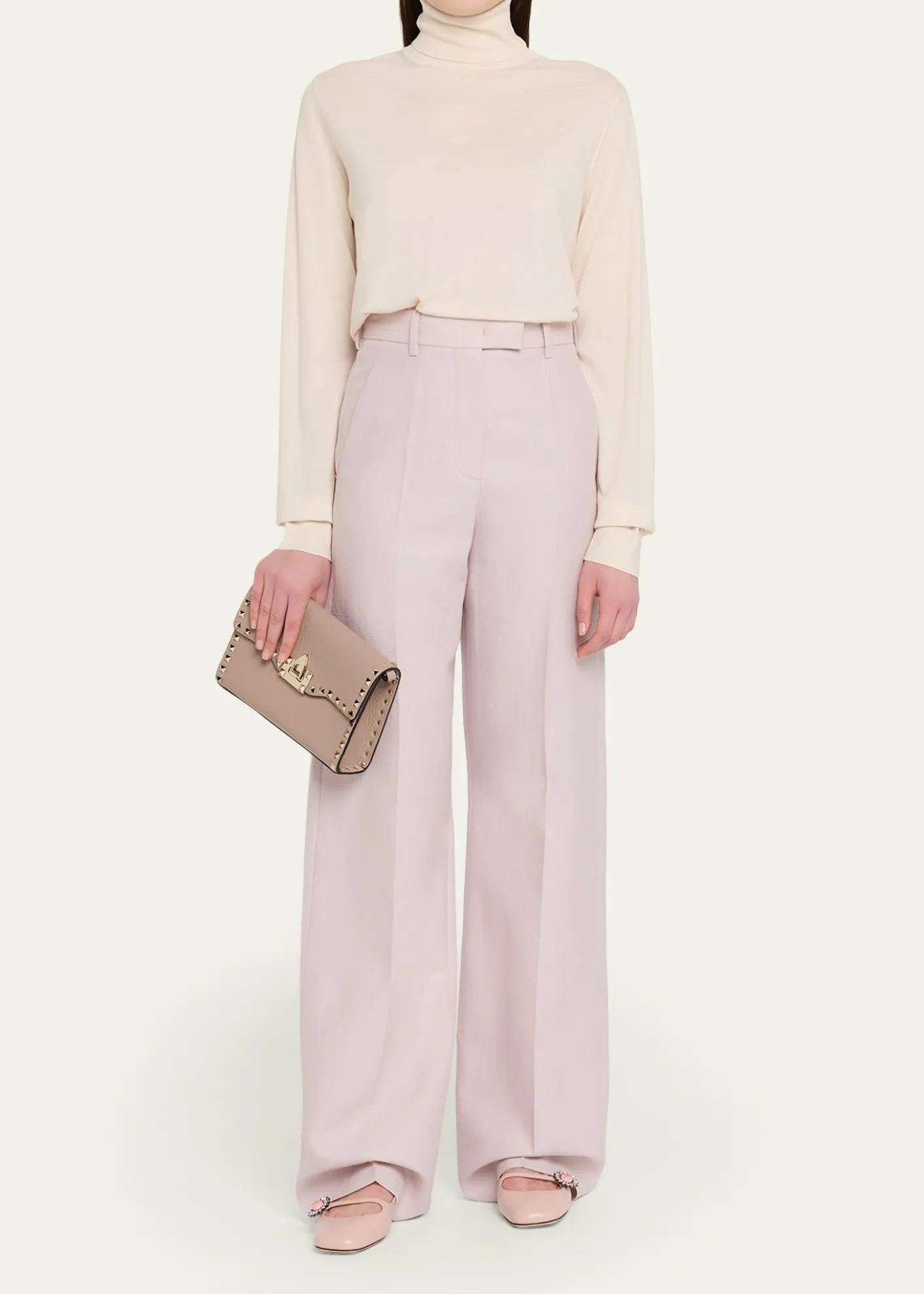 Valentino GaravaniRockstud Small Leather Crossbody Bag