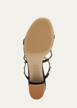 Valentino GaravaniRockstud Caged 60mm Slide Sandals