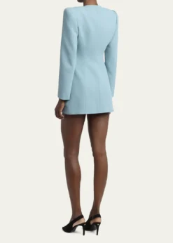 Valentino GaravaniRuched Bow-Embellished Bodycon Mini Dress