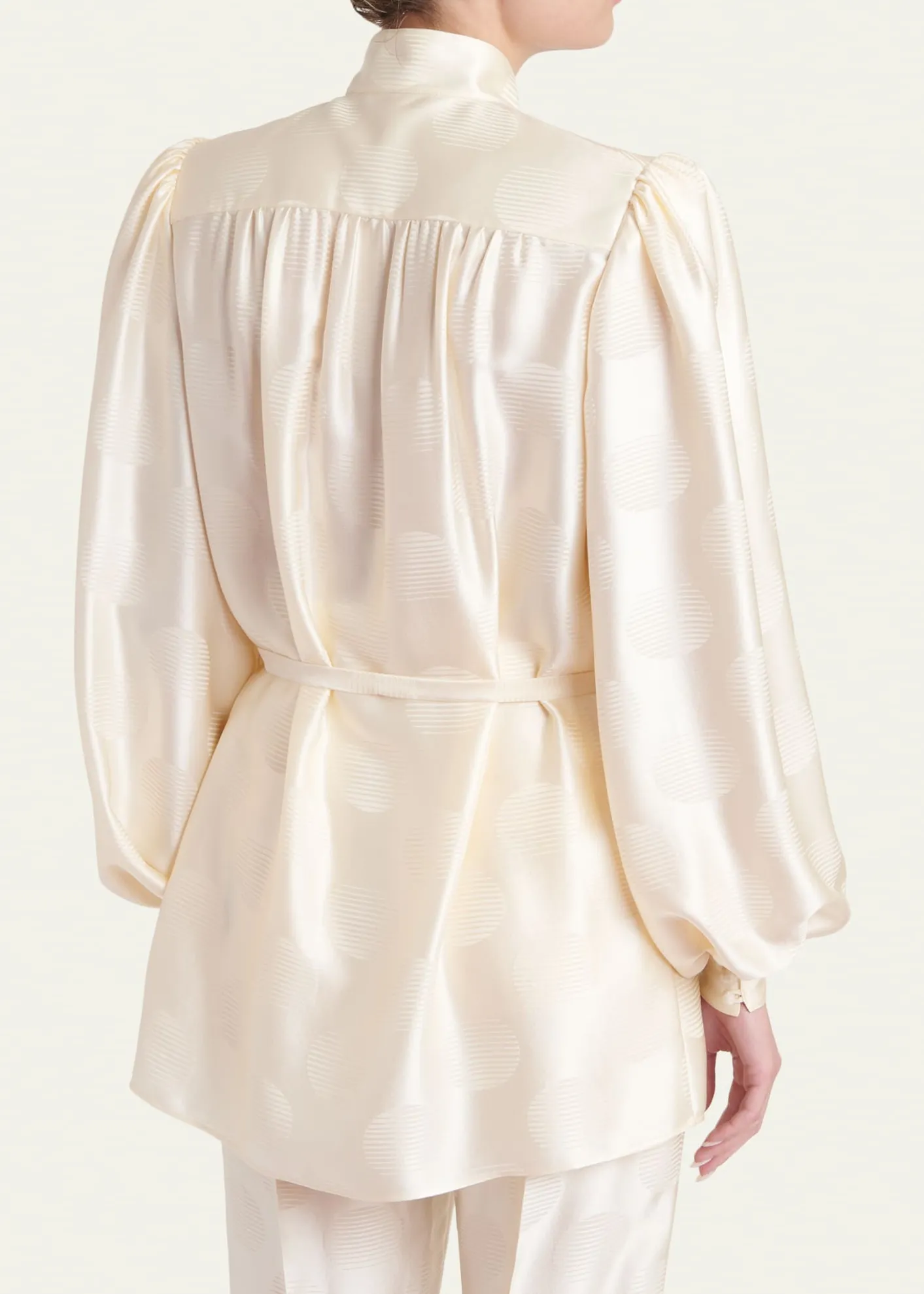 Valentino GaravaniSilk Button-Up Blouse