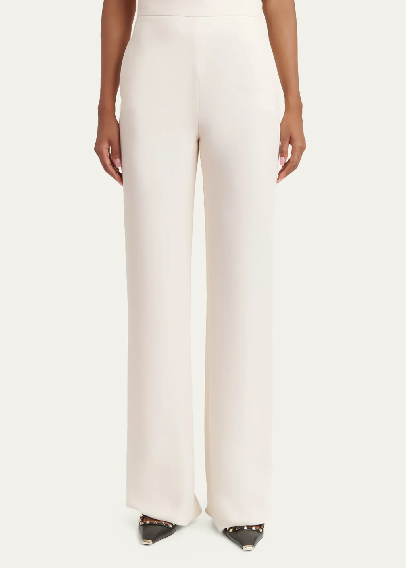 Valentino GaravaniSilk Straight Trousers