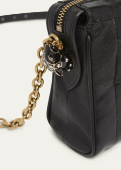 Valentino GaravaniSmall Chevron Patchwork Leather Shoulder Bag