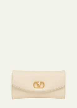 Valentino GaravaniSmall VLogo Leather Shoulder Bag