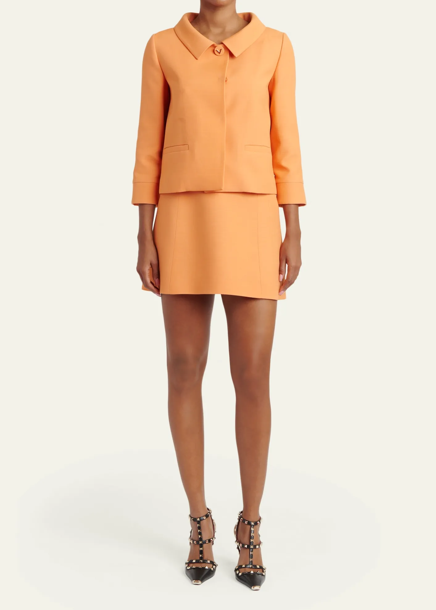 Valentino GaravaniVirgin Wool Mini Skirt