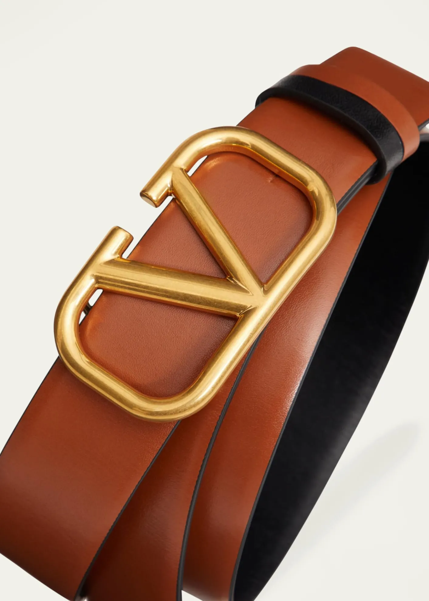 Valentino GaravaniVLogo Reversible Leather Belt, 30mm