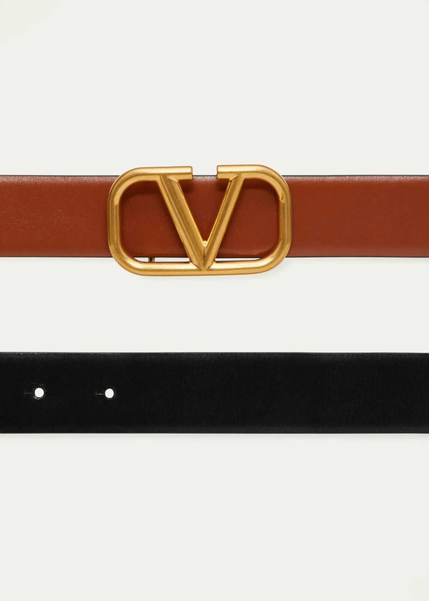 Valentino GaravaniVLogo Reversible Leather Belt, 30mm