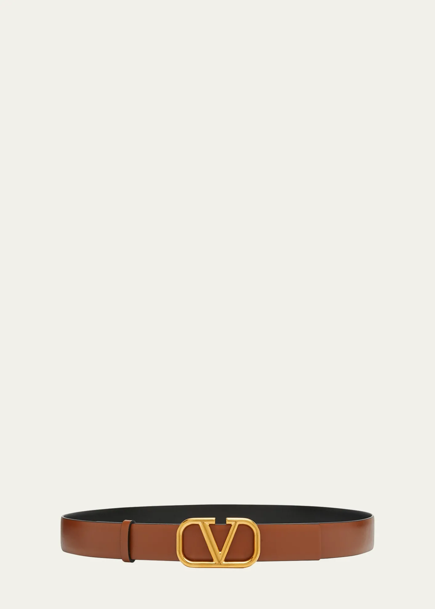 Valentino GaravaniVLogo Reversible Leather Belt, 30mm