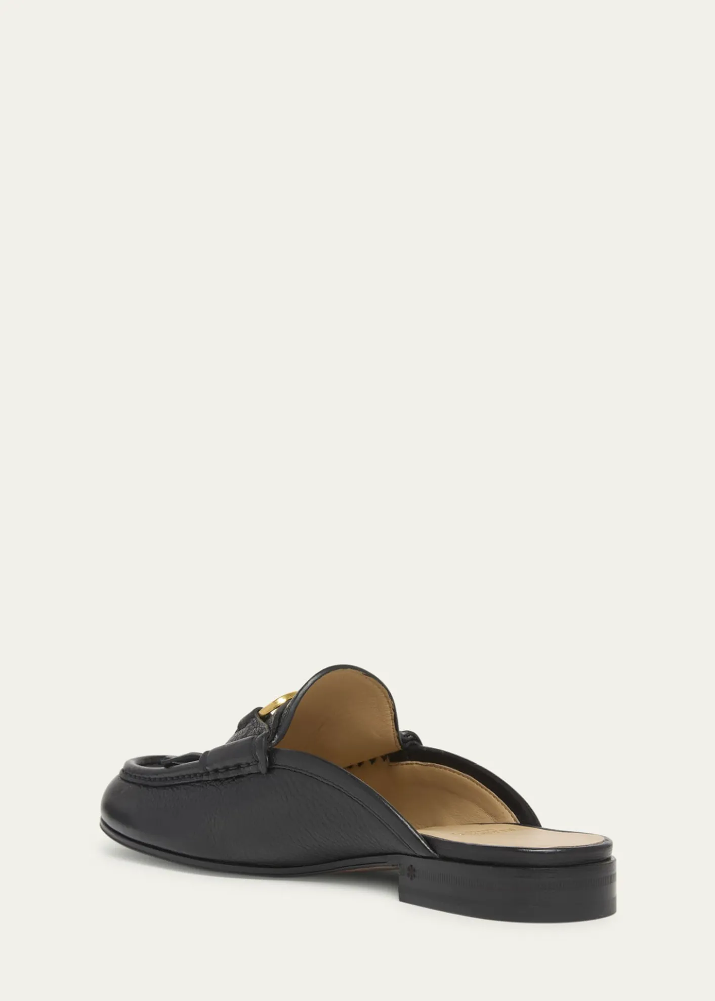 Valentino GaravaniVLogo Signature Leather Loafer Mules