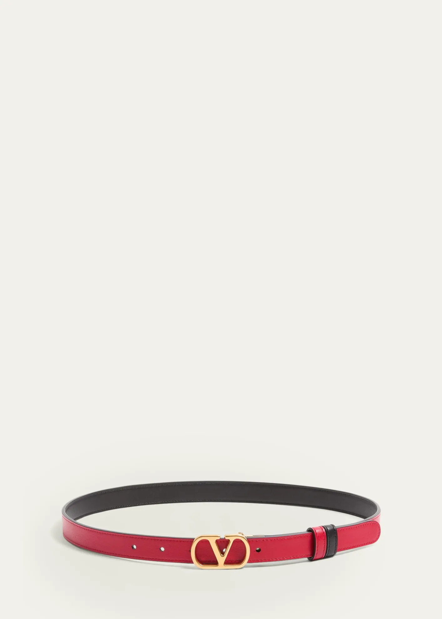 Valentino GaravaniVLogo Signature Reversible Calfskin Belt, 30mm