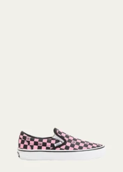 Valentino Garavanix Vans Classic Slip-On Checkerboard Shoes