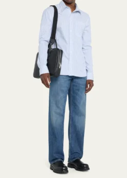 ValextraMen's MyLogo Leather Briefcase