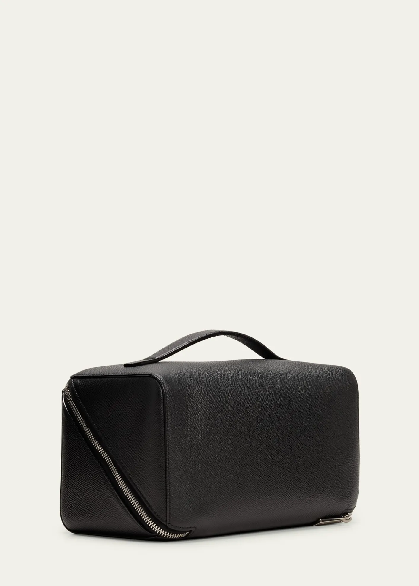 ValextraMen's V-Line Soft Leather Toiletry Bag