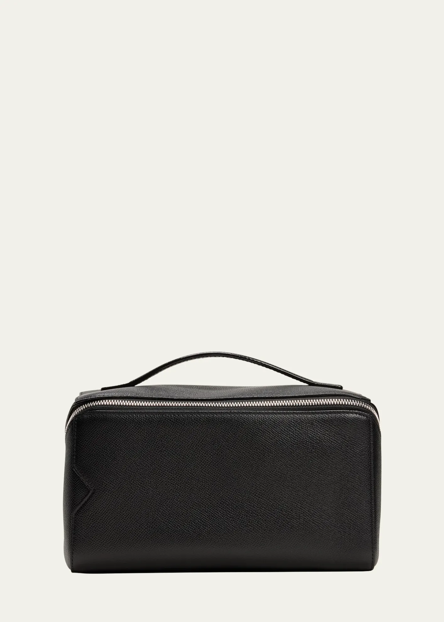 ValextraMen's V-Line Soft Leather Toiletry Bag