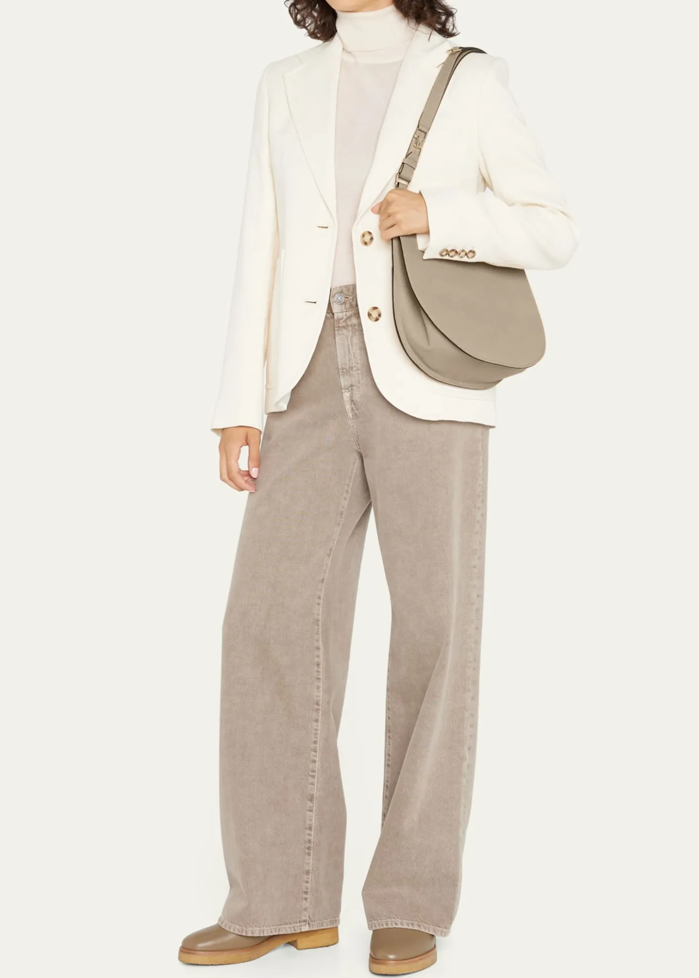ValextraSaffiano Weekend Hobo Bag
