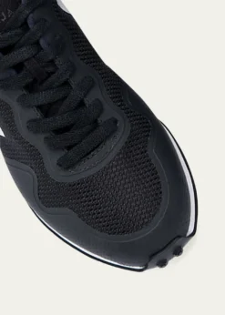 VEJASDU Mesh Jute Raffia Runner Sneakers