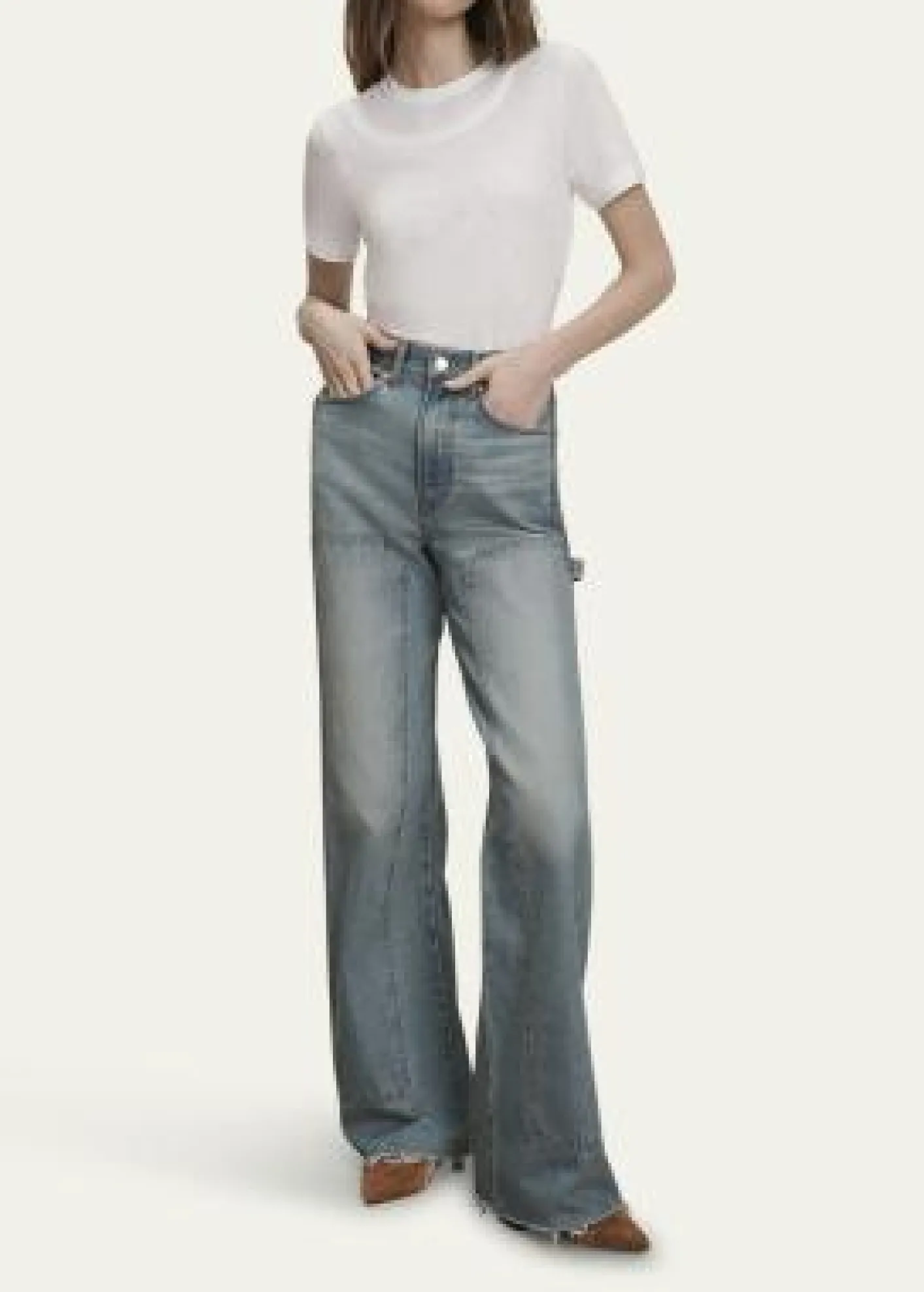 Veronica BeardDamian Layered Short-Sleeve Knit Top