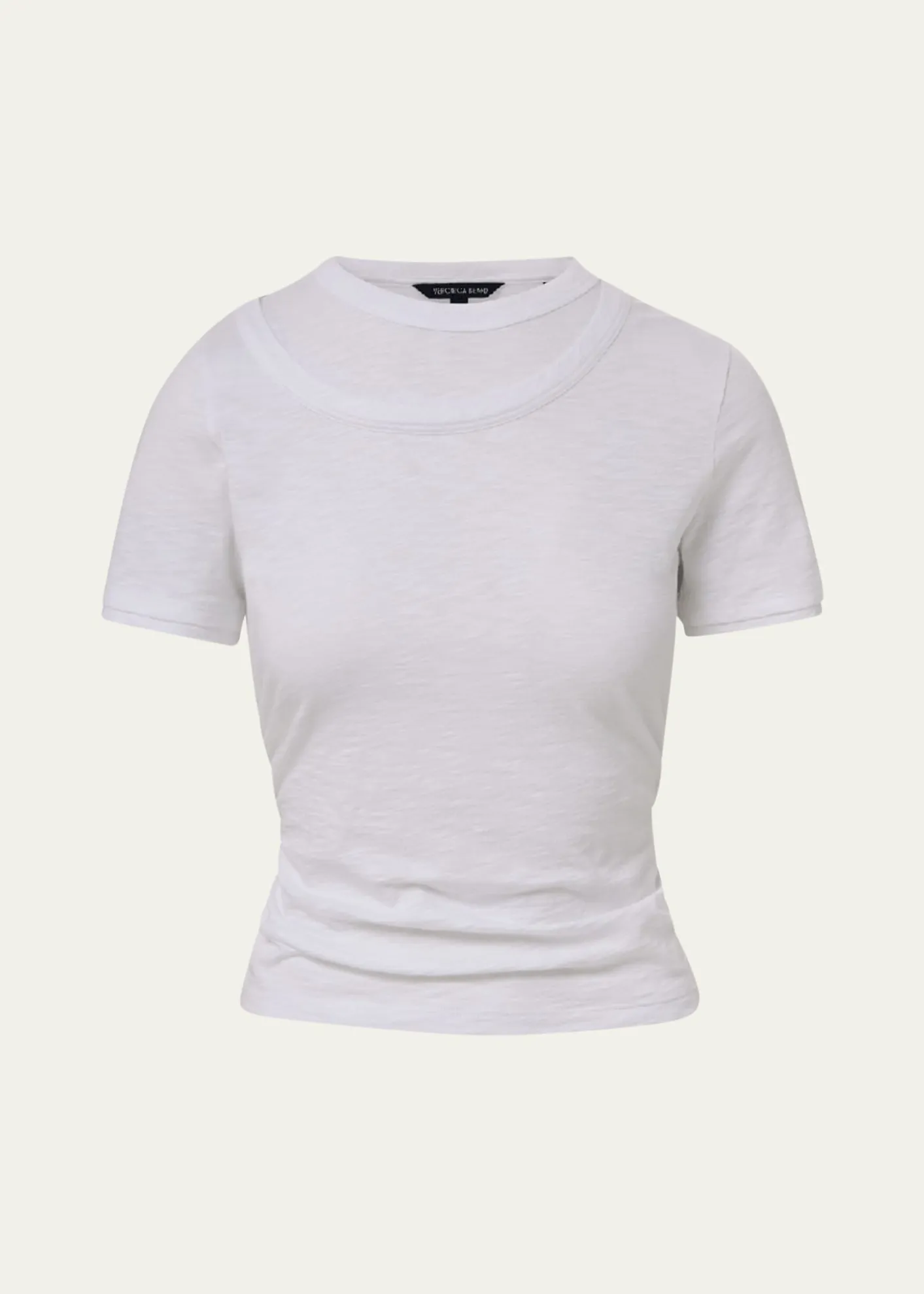 Veronica BeardDamian Layered Short-Sleeve Knit Top