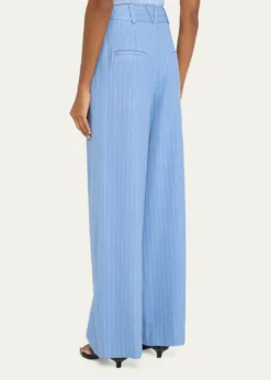 Veronica BeardHeyser Pinstripe Wide-Leg Pants