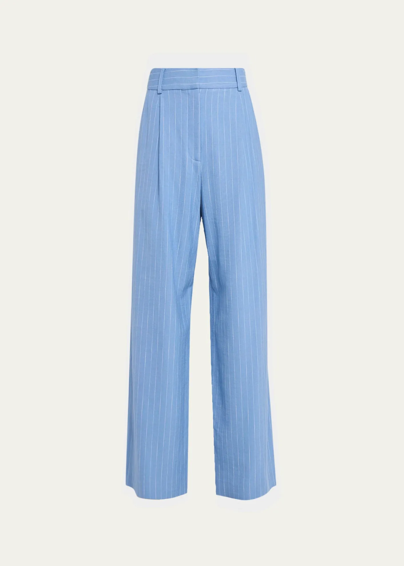 Veronica BeardHeyser Pinstripe Wide-Leg Pants