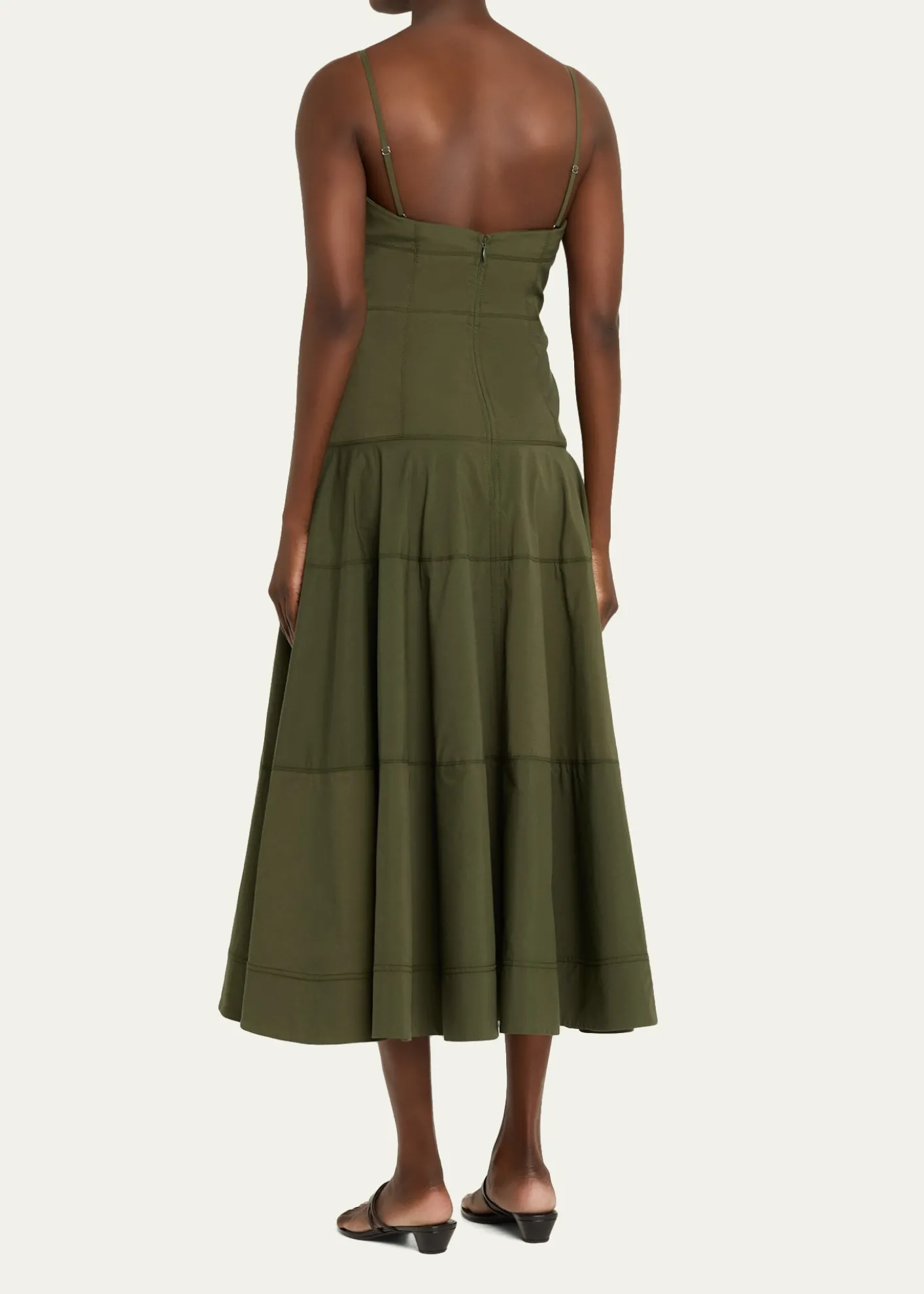 Veronica BeardIlona Tiered Faille Midi Dress
