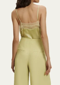 Veronica BeardJohanan Lace-Trim Silk Camisole