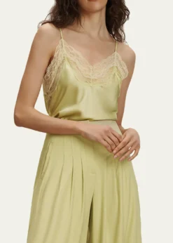 Veronica BeardJohanan Lace-Trim Silk Camisole