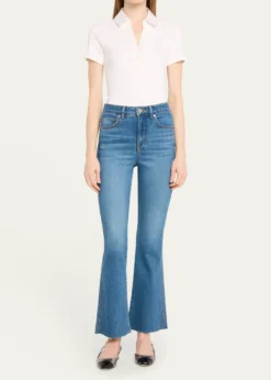 Veronica BeardKearney Short-Sleeve Polo Top