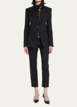 Veronica BeardLamb Leather Moto Dickey
