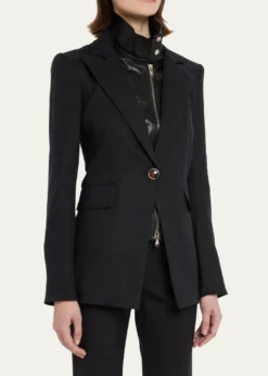 Veronica BeardLamb Leather Moto Dickey
